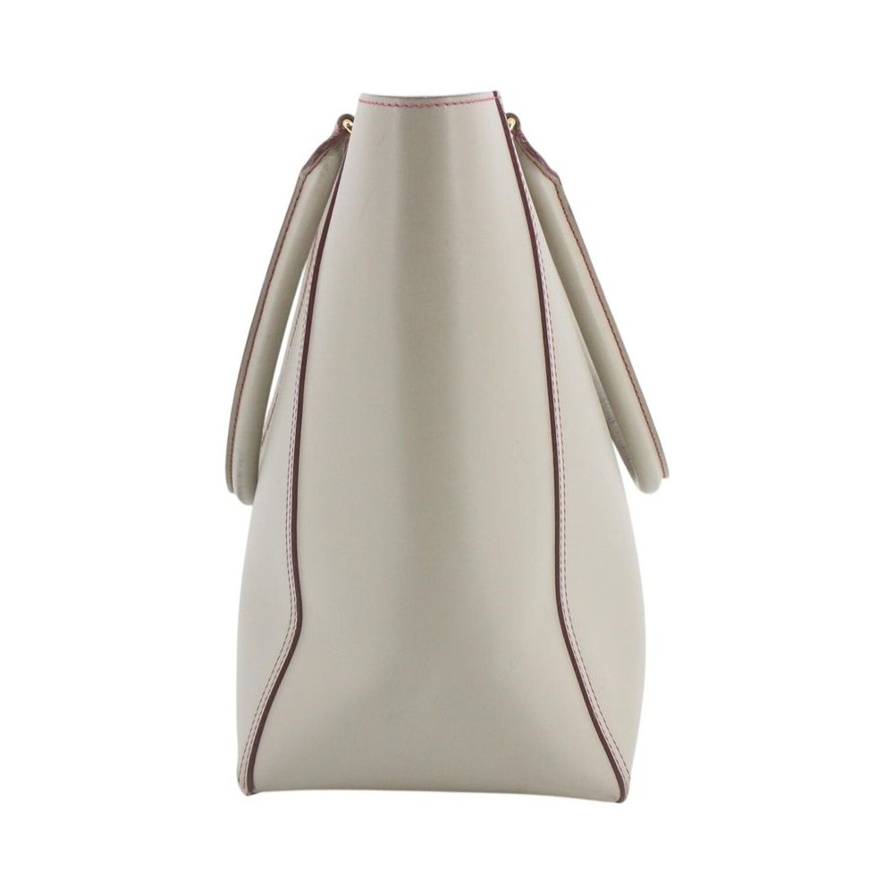 LOEWE Grey Leather Leo Anagram Tote Bag LHQ2364
