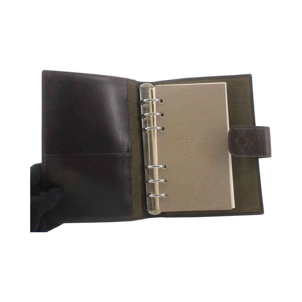 FENDI Zucca Brown Notebook LHQ2356