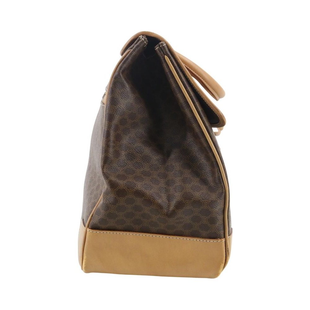 CELINE Brown Macadam Travel Handbag LHQ2347