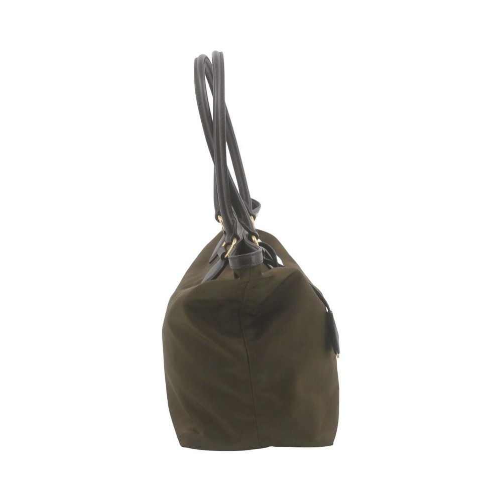 PRADA Green Nylon Tote Shoulder Bag LHQ2442