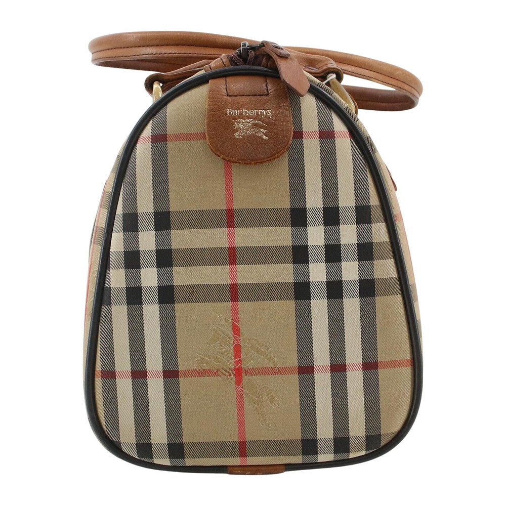 BURBERRY Vintage House Check Boston Handbag LHQ2521