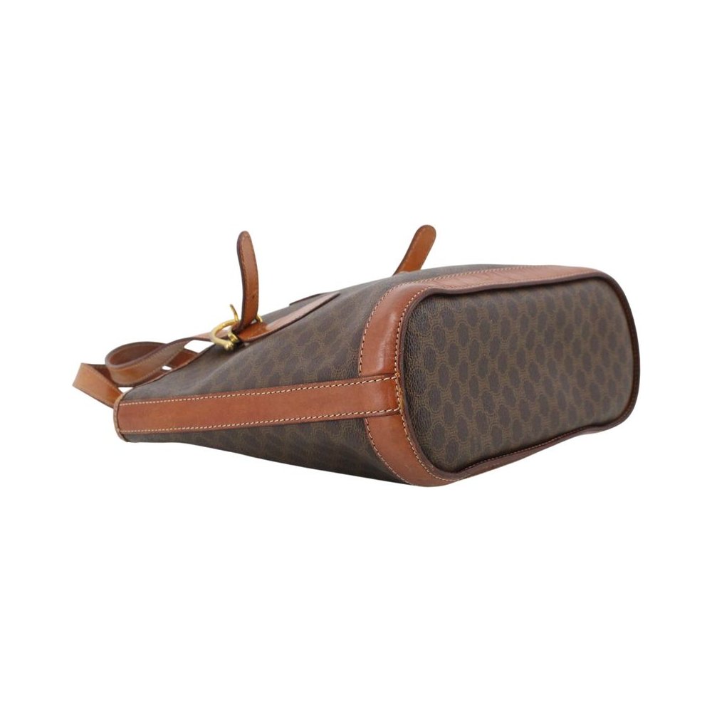 CELINE Brown Macadam Bucket Bag LHQ2349