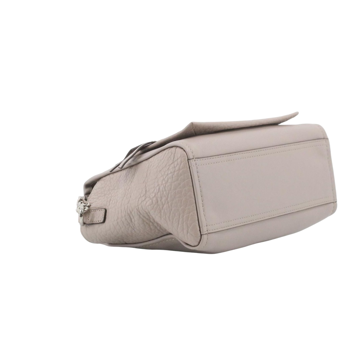 COACH Bleeker Mini Grey Leather Riley Carryall Tote Shoulder Bag LHQ2390