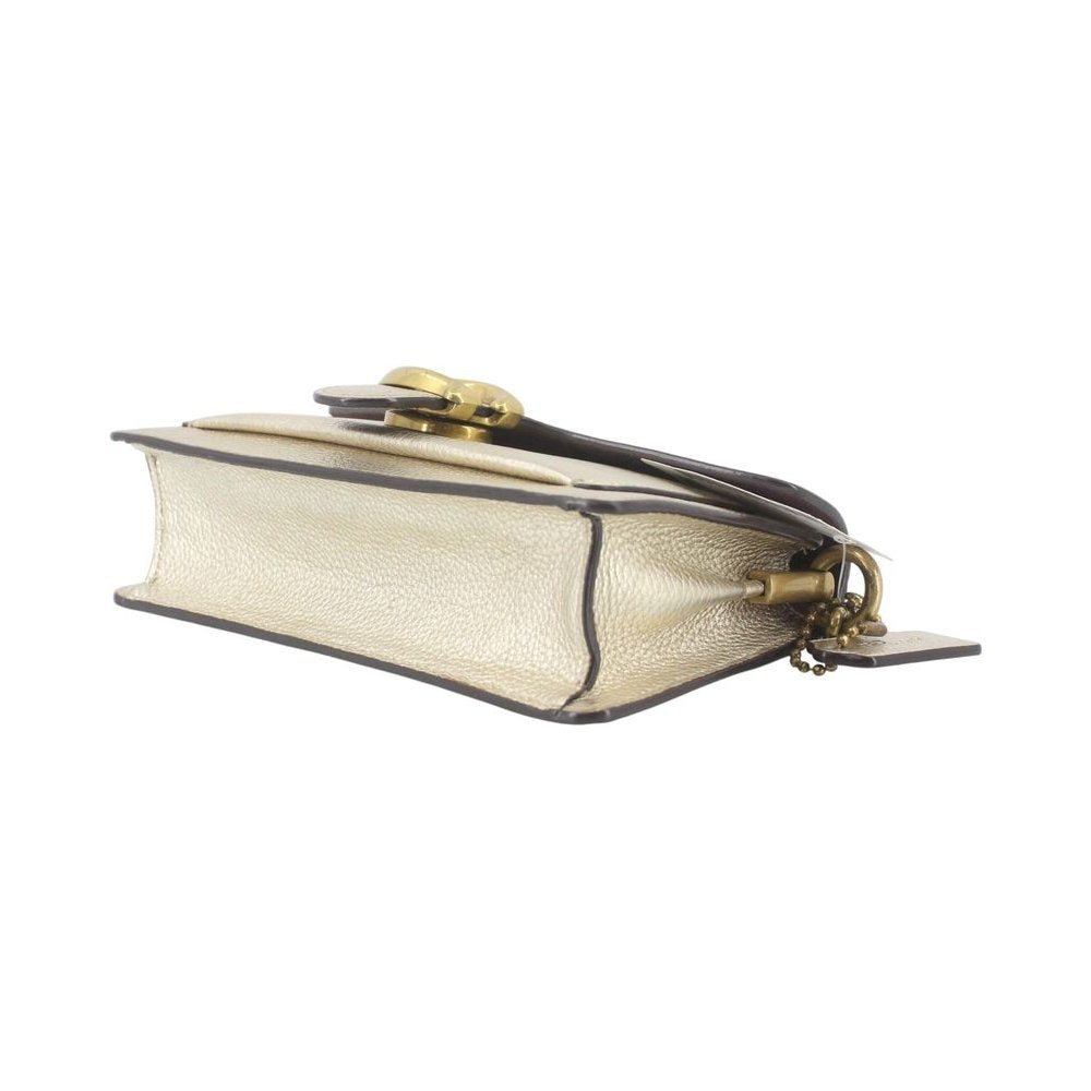 COACH Tabby Gold Leather Shoulder Bag LHQ2262