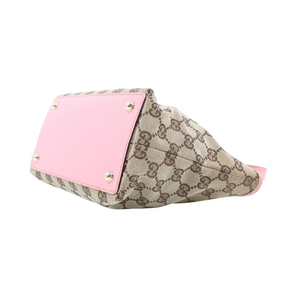 GUCCI GG Brown Canvas Tote Bag LHQ2421