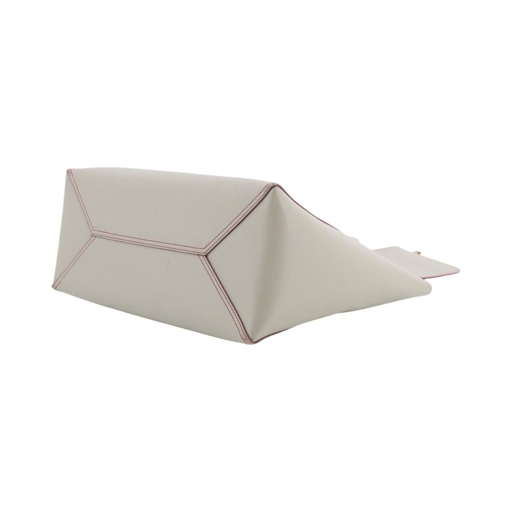 LOEWE Grey Leather Leo Anagram Tote Bag LHQ2364