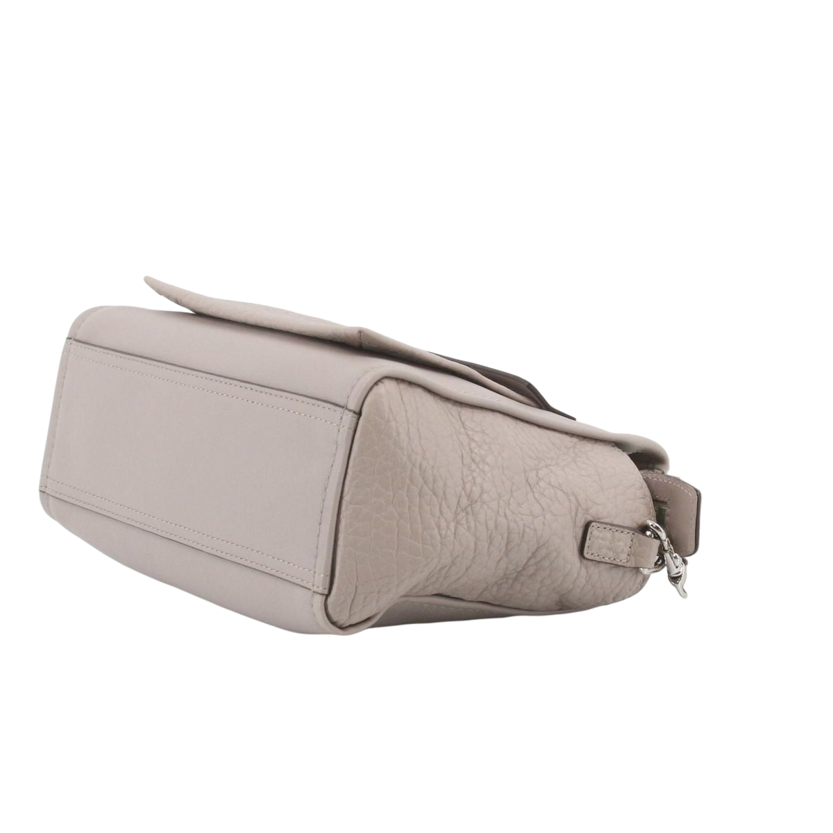 COACH Bleeker Mini Grey Leather Riley Carryall Tote Shoulder Bag LHQ2390