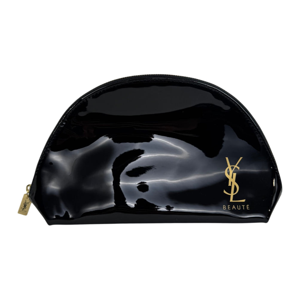 YVES SAINT LAURENT YSL Black Dome Beauty Pouch LHQ2443