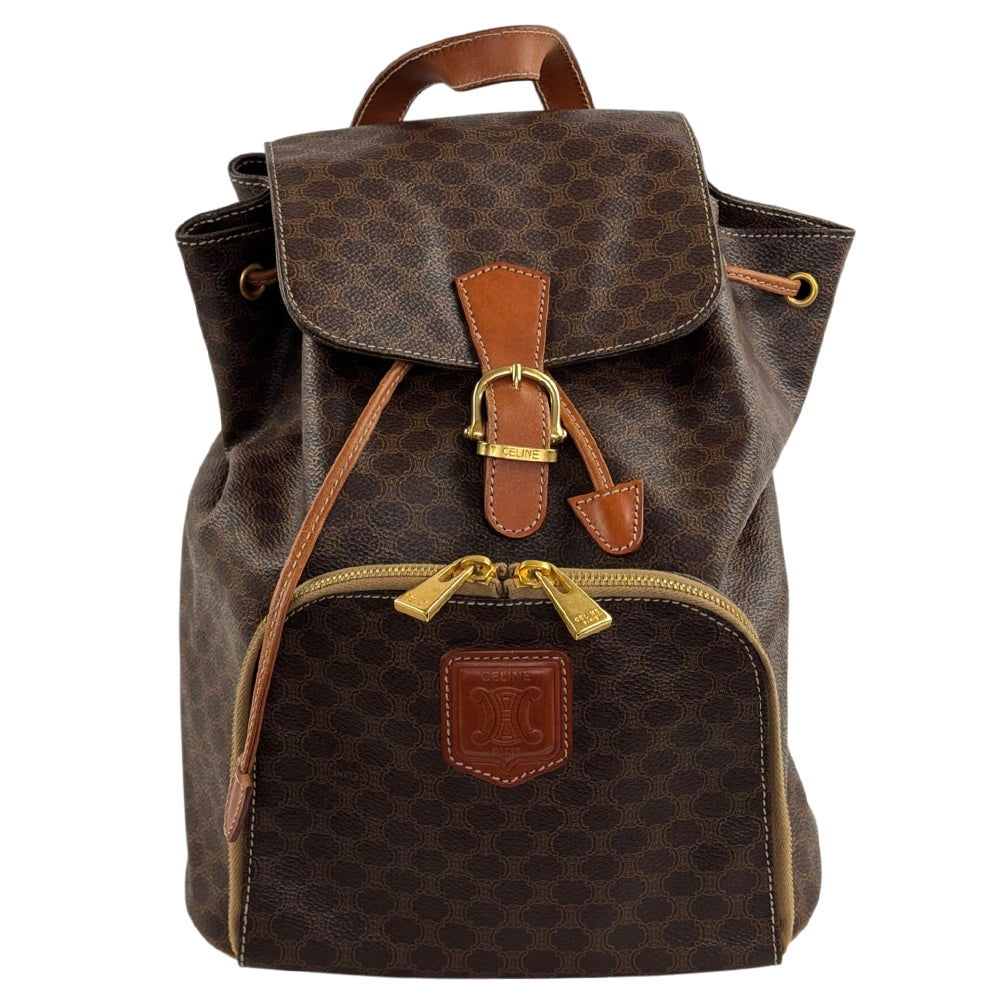 CELINE Macadam Brown Backpack LHQ2430