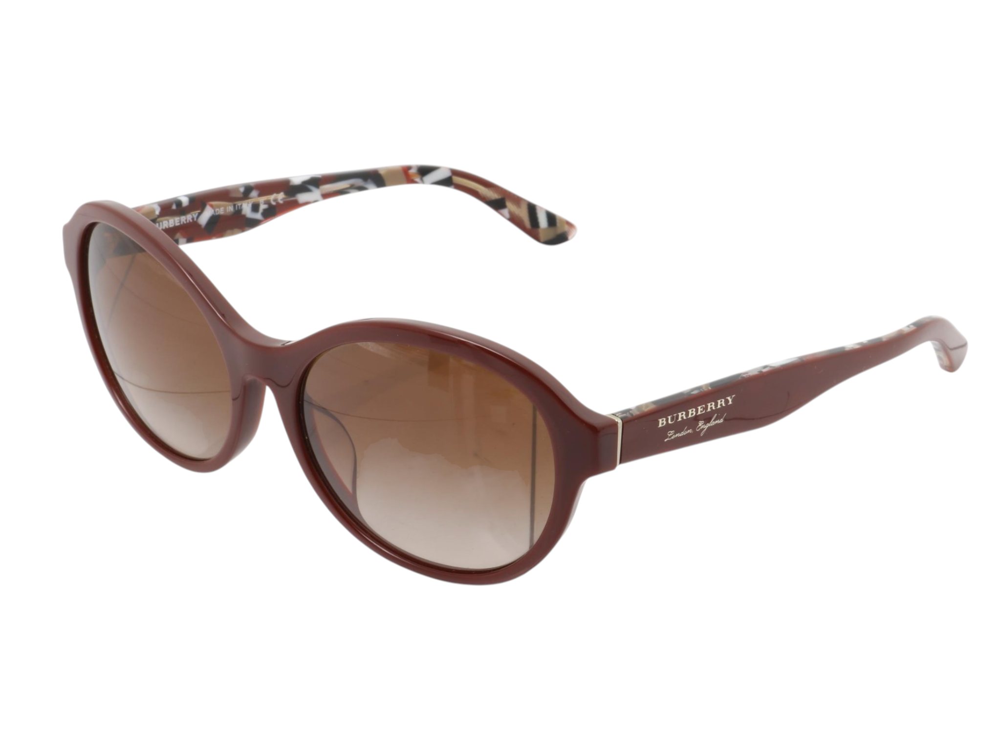 BURBERRY Burgundy Sunglasses LHQ2120