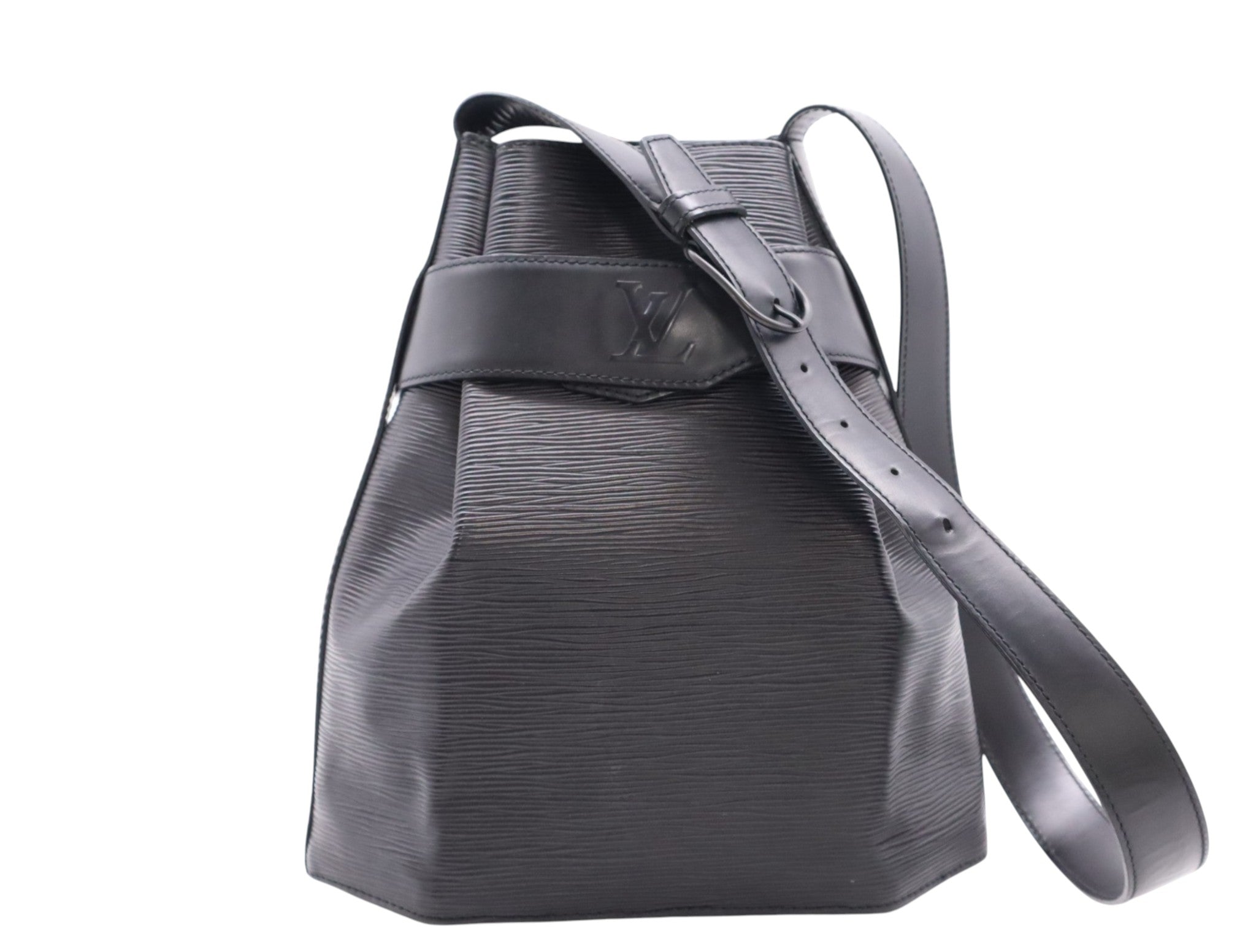 LOUIS VUITTON Sac D'Epaule Black Epi Leather Shoulder Bag LHQ2179