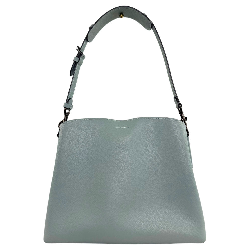 COACH Willow Blue Leather Tote Shoulder Crossbody Bag LHQ2335