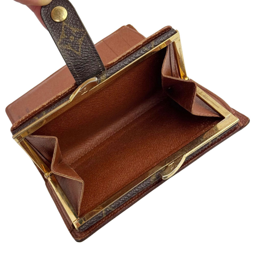 LOUIS VUITTON Monogram Button Purse Wallet LHQ2340