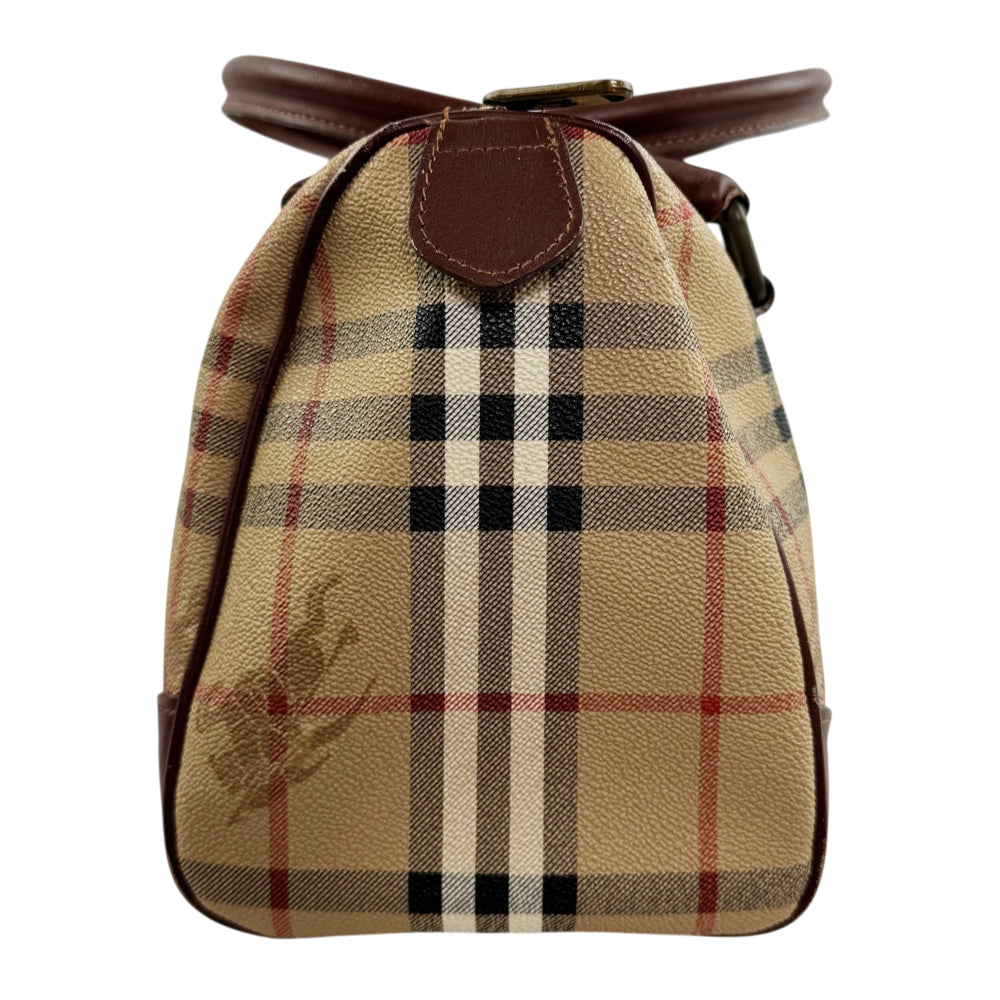 BURBERRY Nova Check Boston Bag LHQ2352