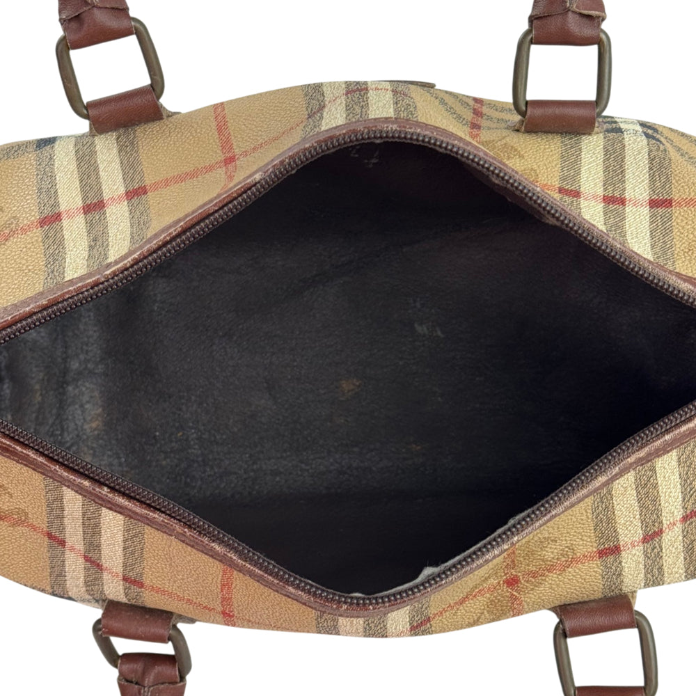 BURBERRY Nova Check Boston Bag LHQ2352