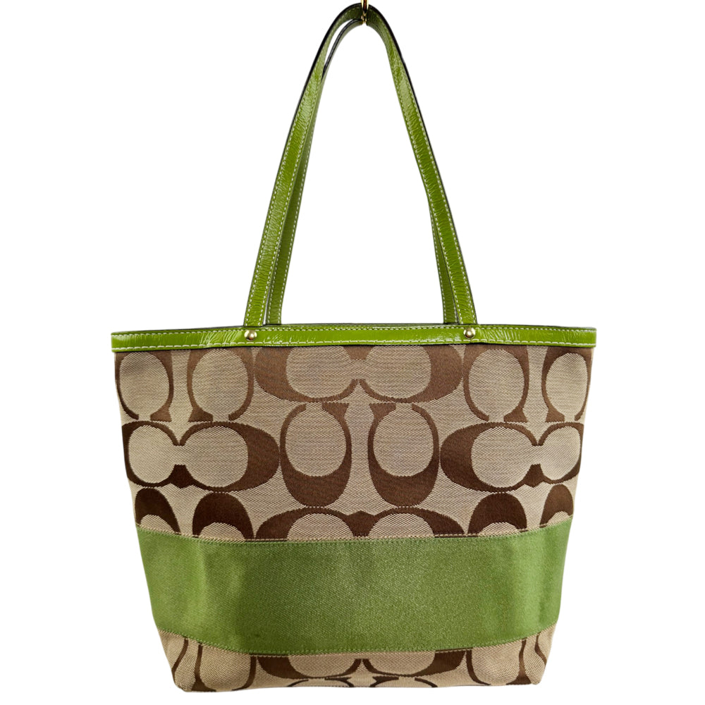 COACH Heritage Stripe Signature Shoulder Bag LHQ2369