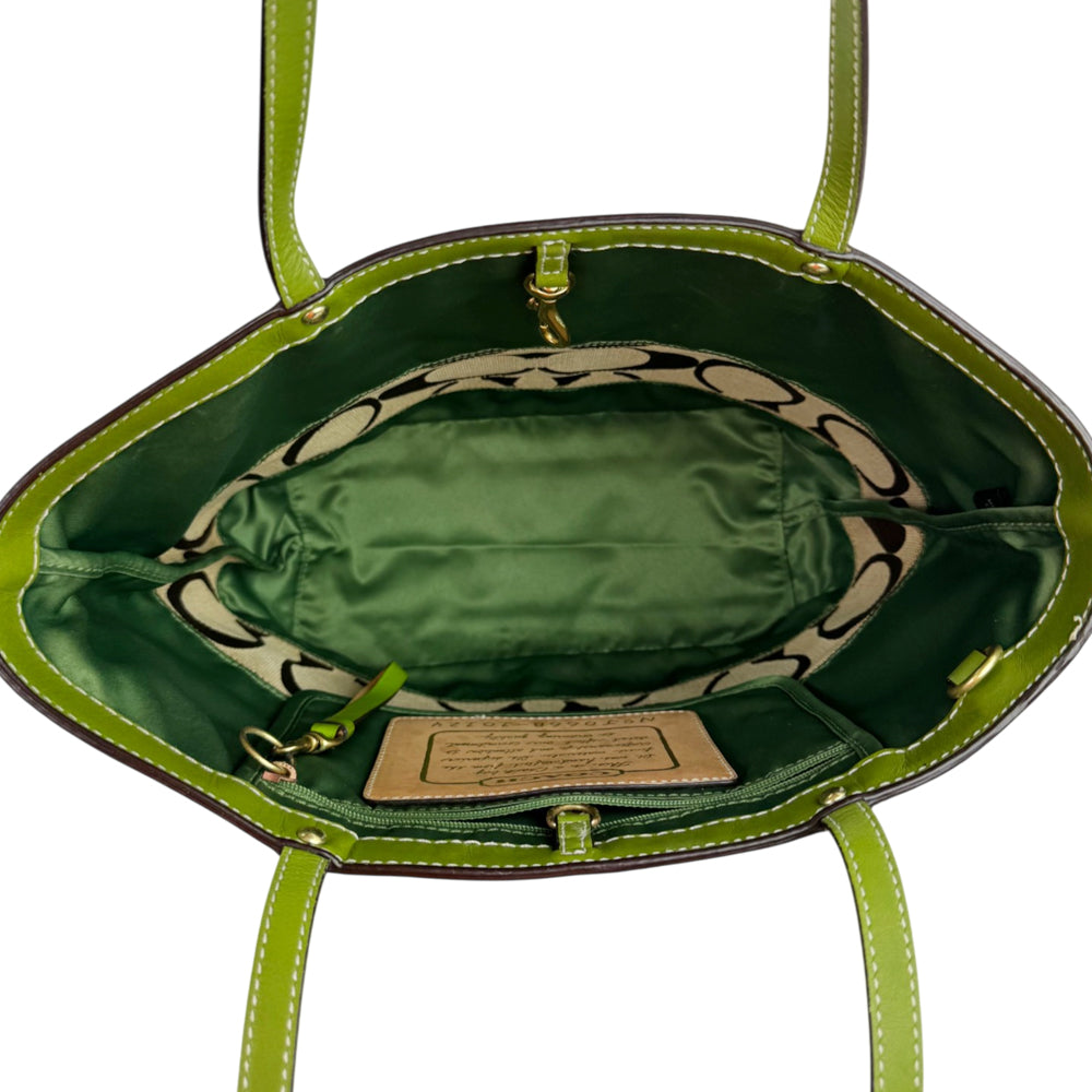 COACH Heritage Stripe Signature Shoulder Bag LHQ2369