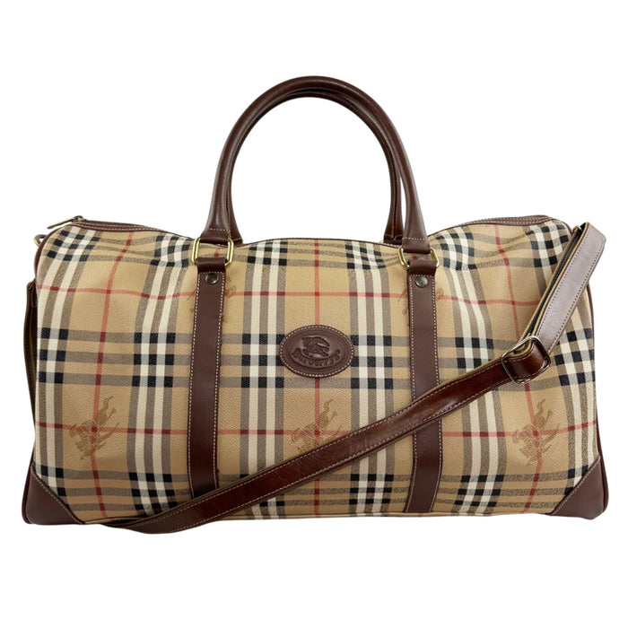 BURBERRY Nova Check Duffle/Boston Bag LHQ2376