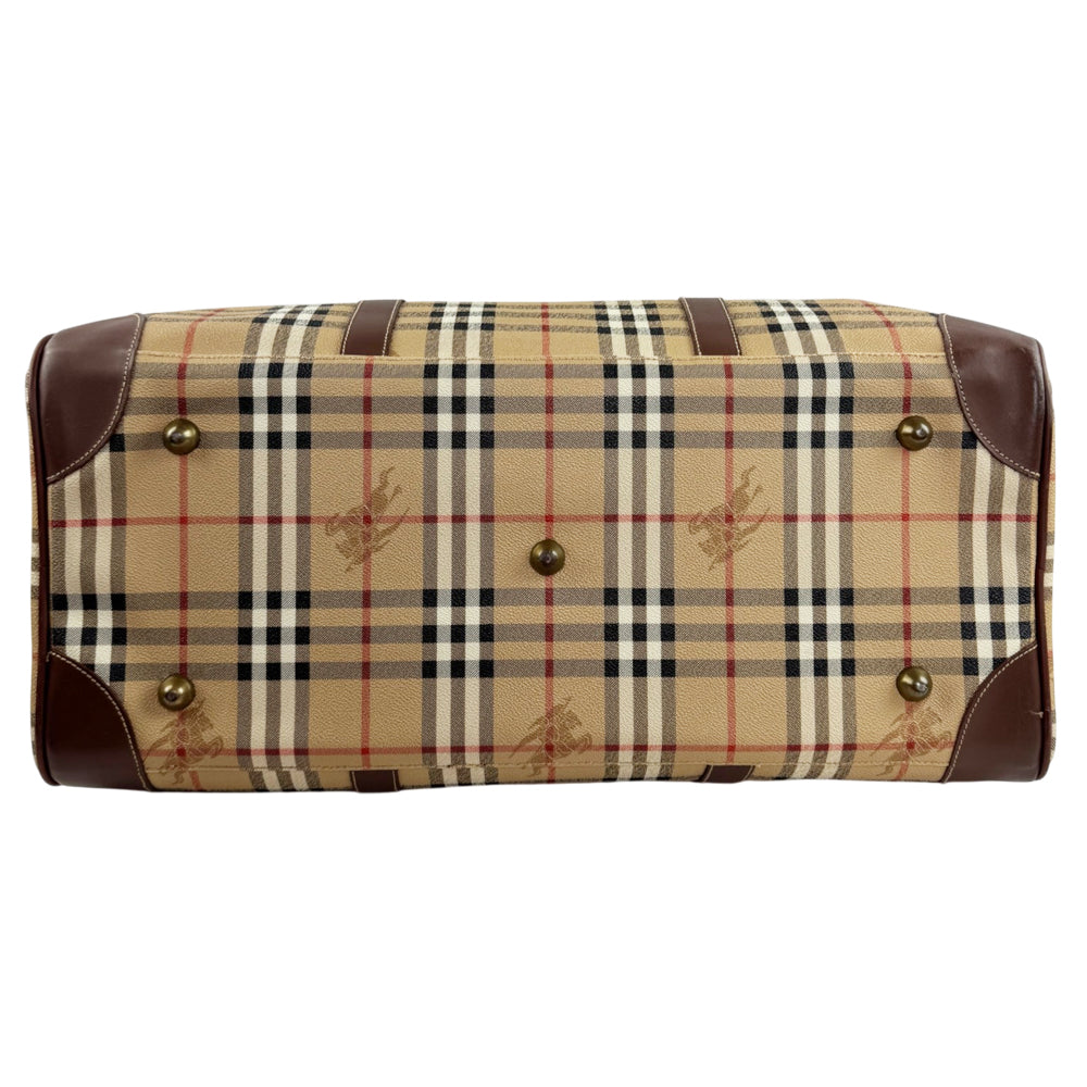 BURBERRY Nova Check Duffle/Boston Bag LHQ2376