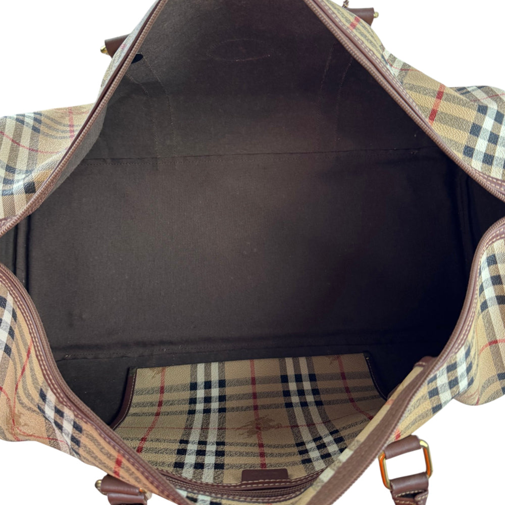 BURBERRY Nova Check Duffle/Boston Bag LHQ2376