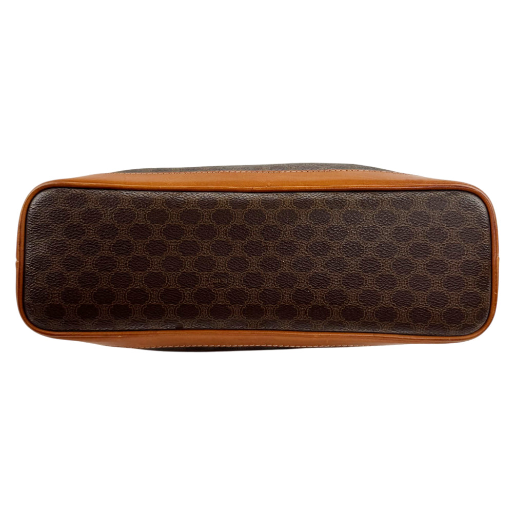 CELINE Macadam Brown Handbag LHQ2388