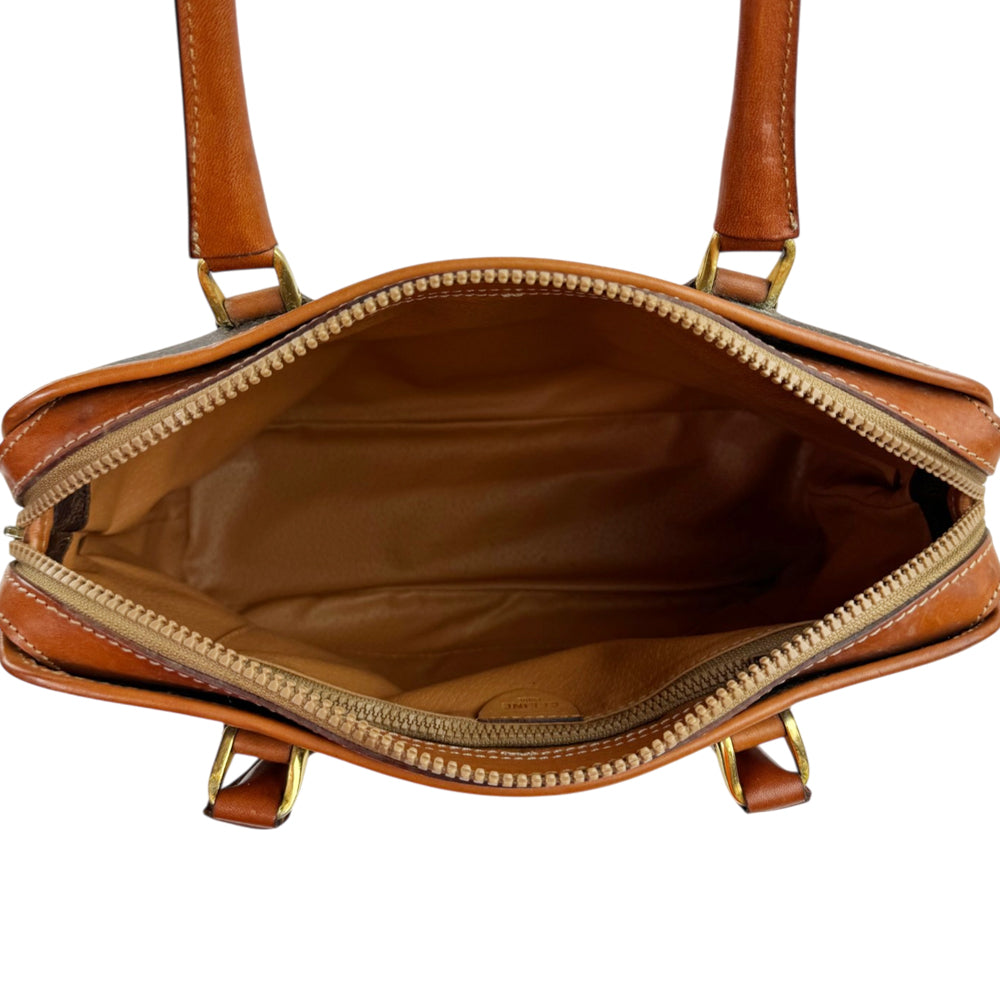 CELINE Macadam Brown Handbag LHQ2388