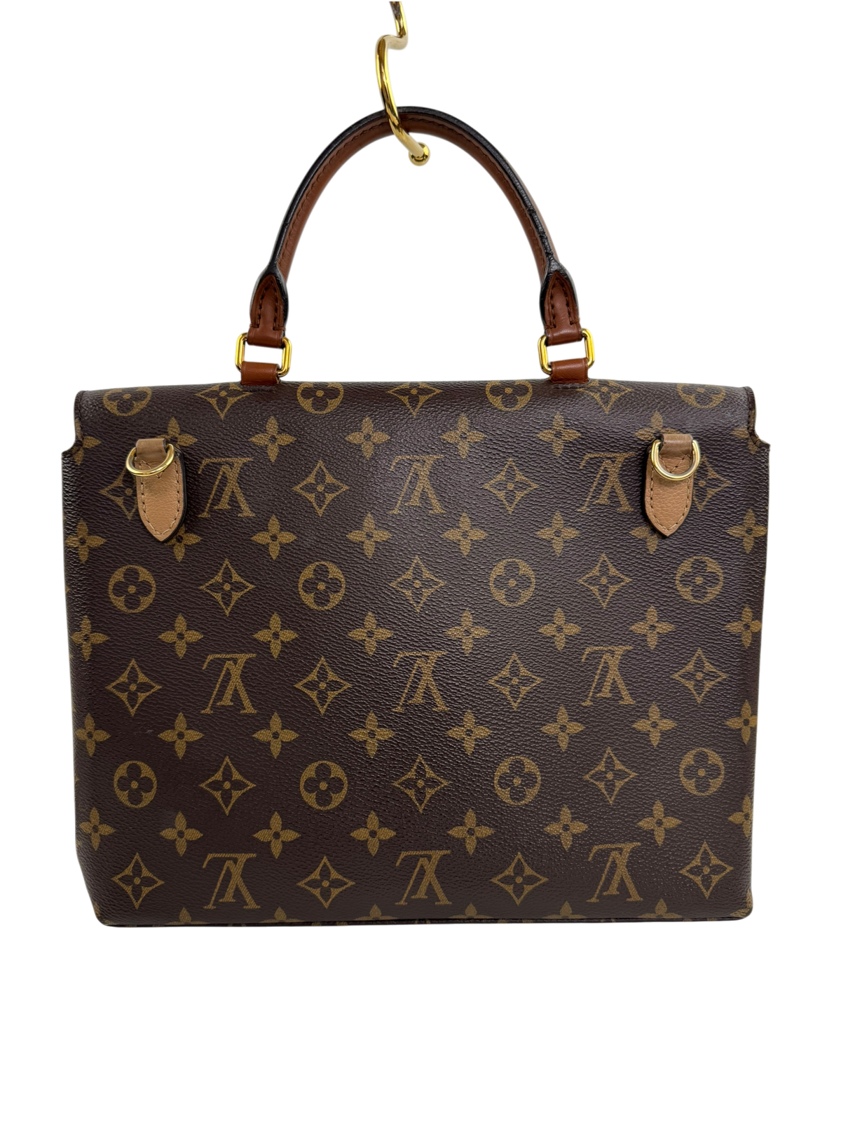 LOUIS VUITTON Marignan Brown Leather Shoulder Bag LHQ2414