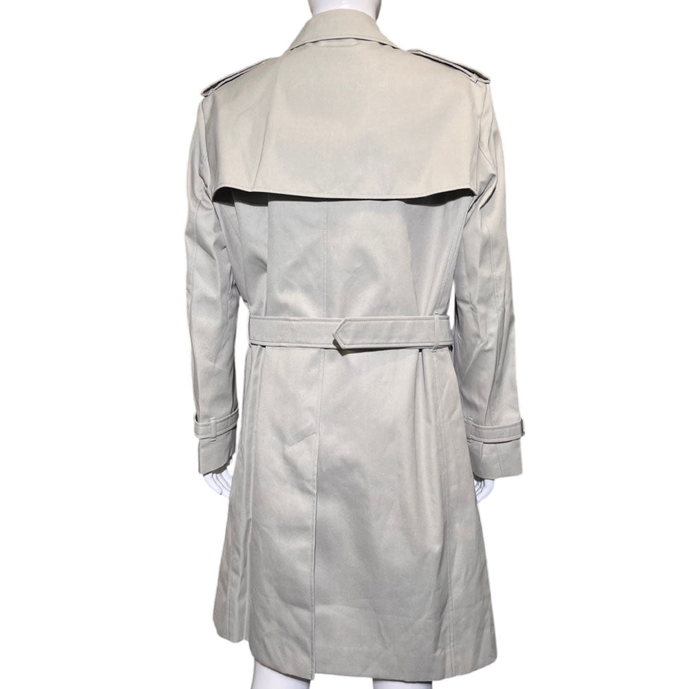 BURBERRY Grey Trench Coat Size L/54 LHQ2403