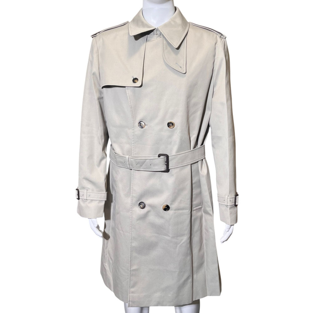 BURBERRY Grey Trench Coat Size L/54 LHQ2403