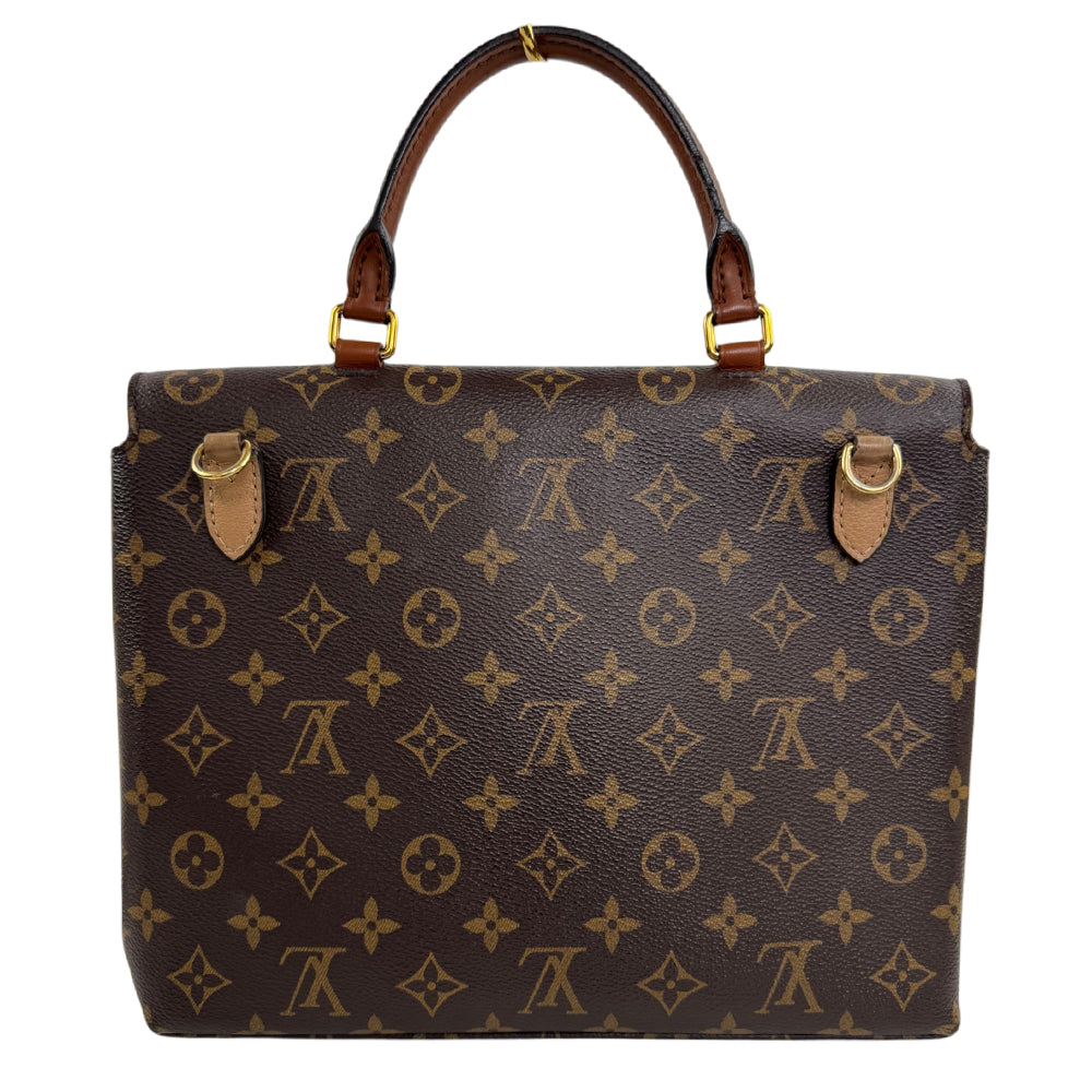 LOUIS VUITTON Marignan Brown Leather Shoulder Bag LHQ2414