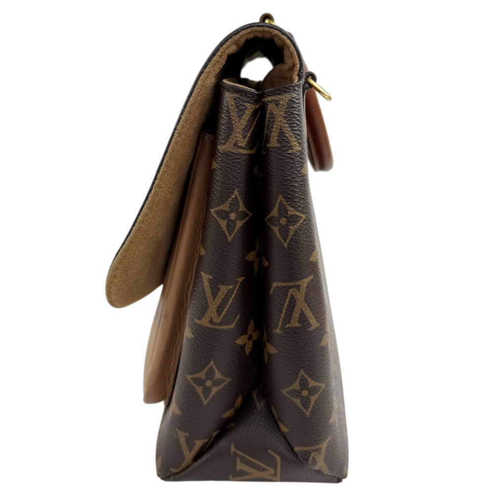 LOUIS VUITTON Marignan Brown Leather Shoulder Bag LHQ2414