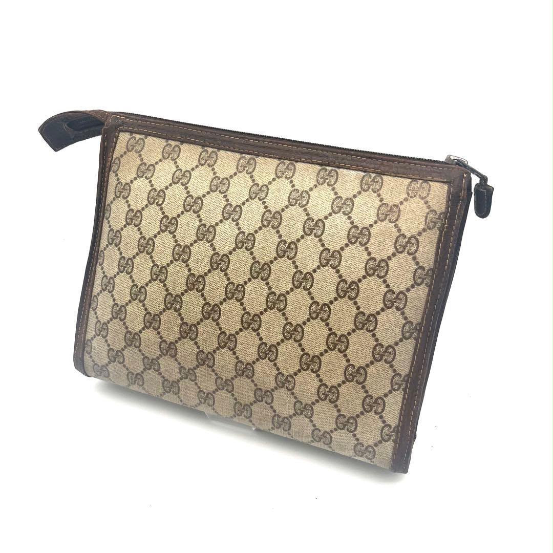 GUCCI GG Canvas Clutch Bag LHQ2213
