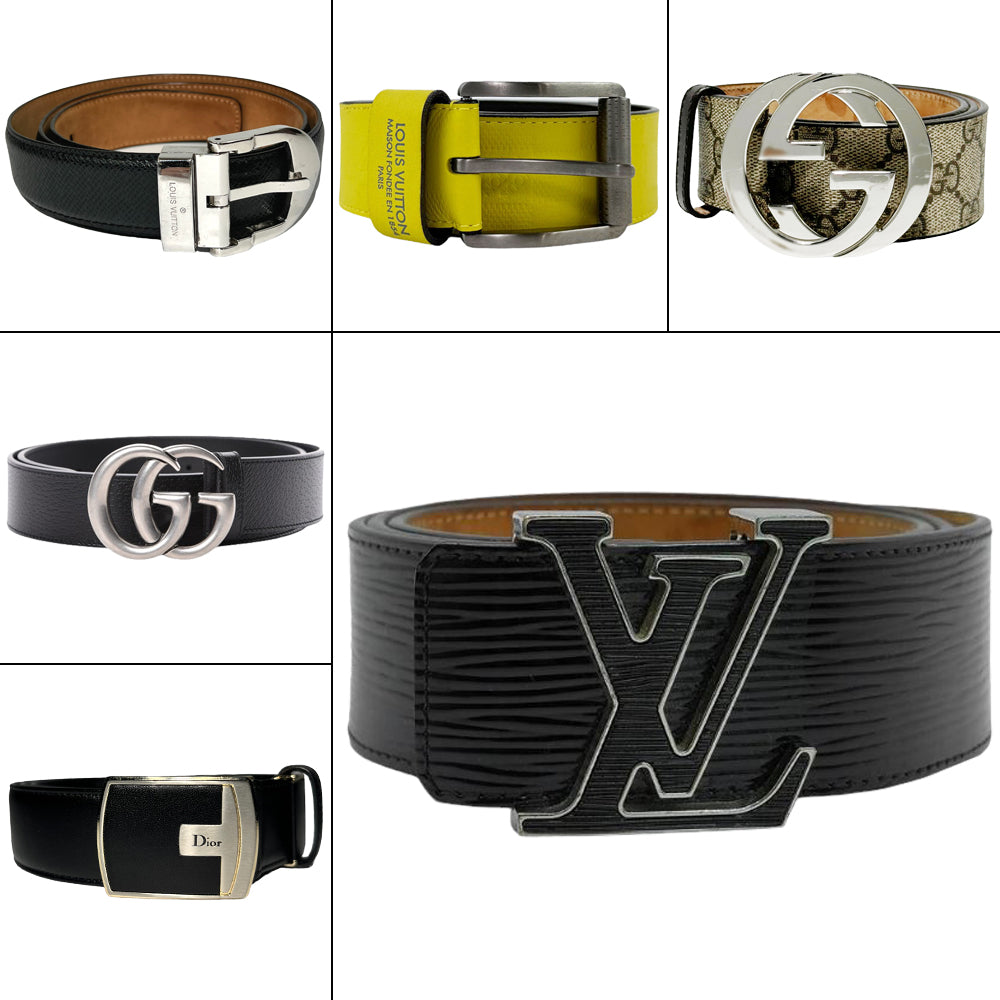 Pre Owned Authentic Men's Designer Belts