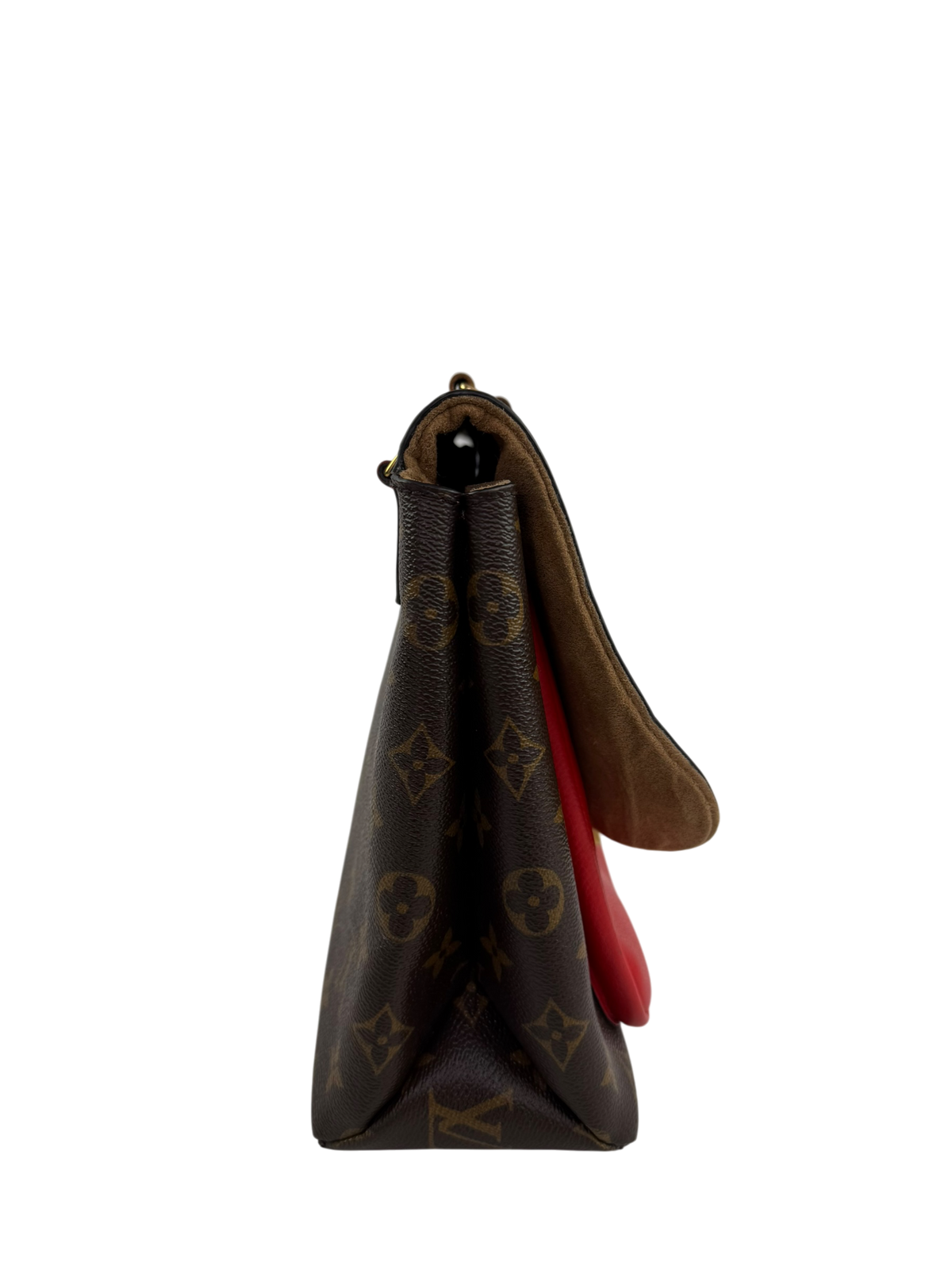 LOUIS VUITTON Marignan Red Leather Shoulder Bag LHQ2413
