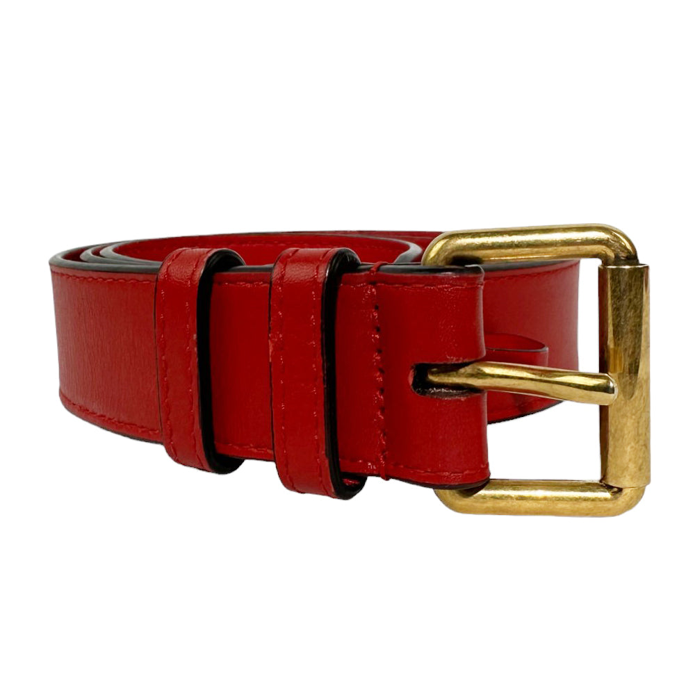 GUCCI Sac à ceinture Marmont rouge LHQ40