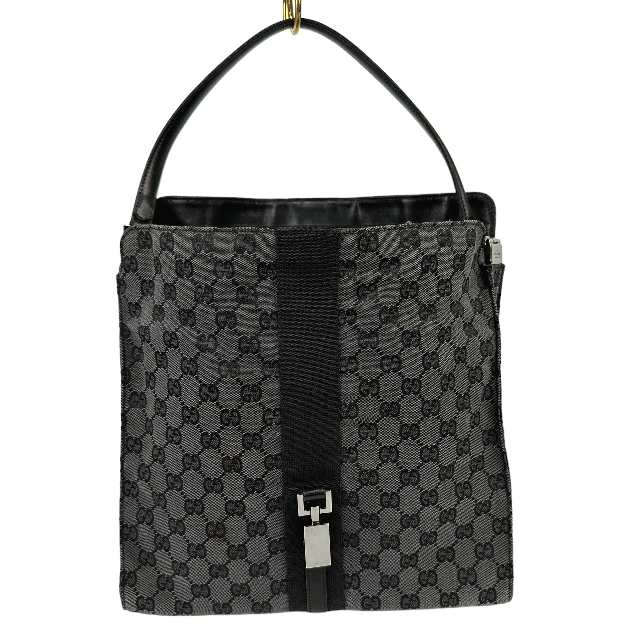 GUCCI Jackie Tote Negro GG Bolso LHQ03