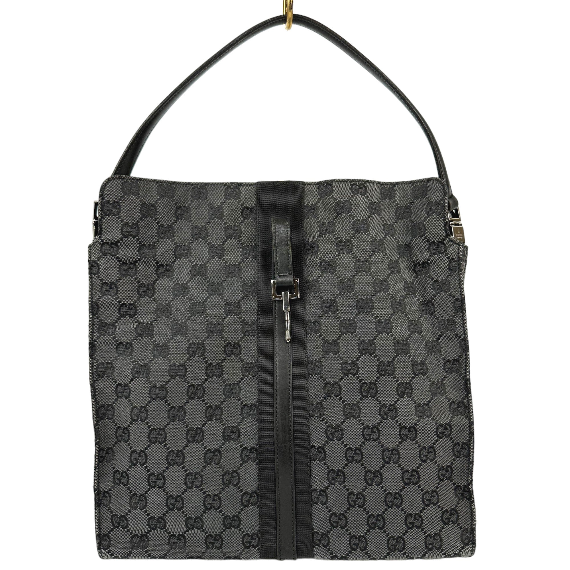 GUCCI Jackie Tote Negro GG Bolso LHQ03