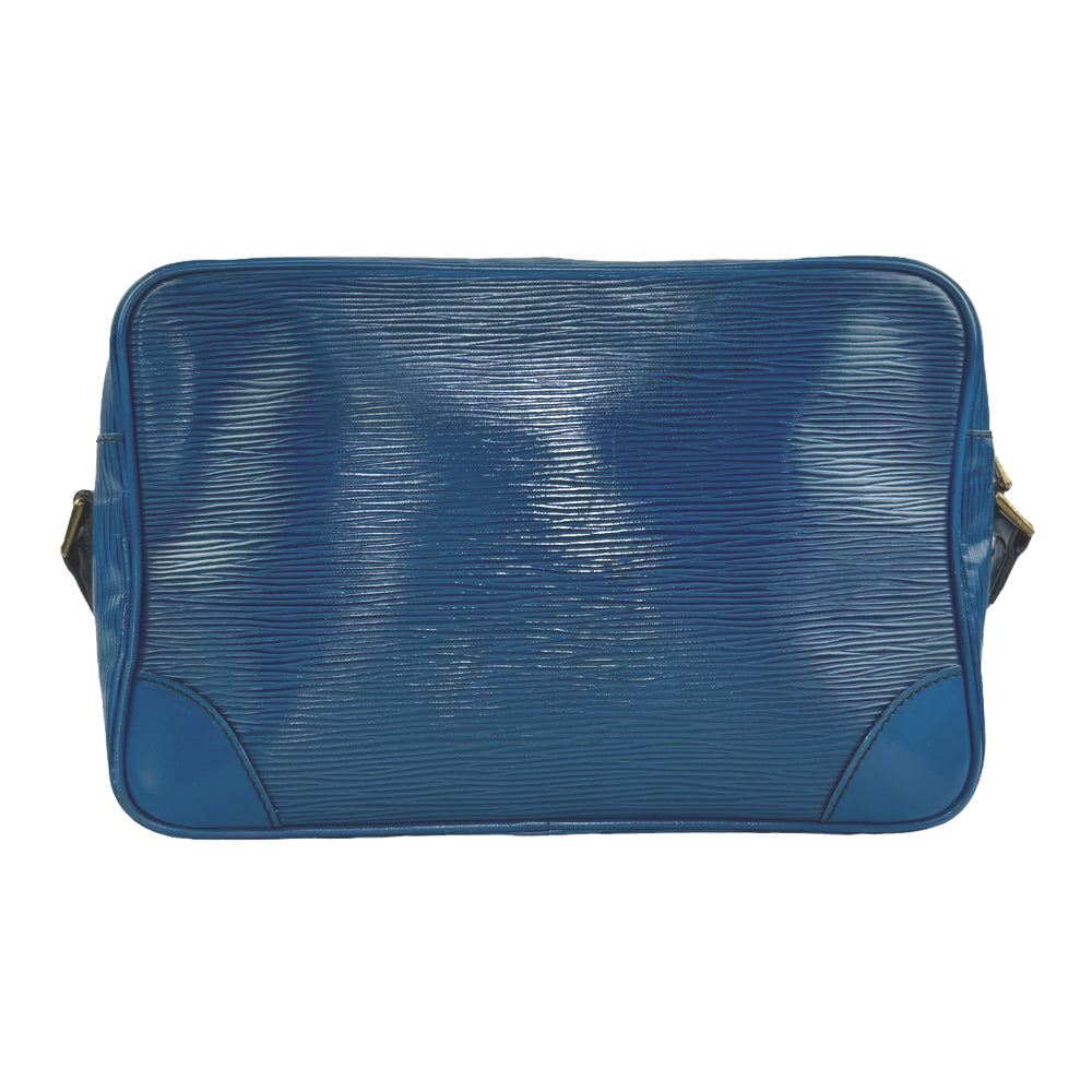 LOUIS VUITTON Trocadero 27 Blau Epi Leder Umhängetasche LHQ06