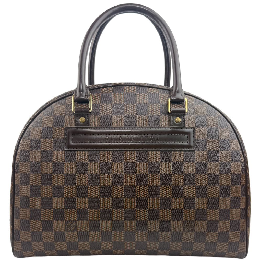 LOUIS VUITTON Damier Ebene Nolita Handbag LHQ1005