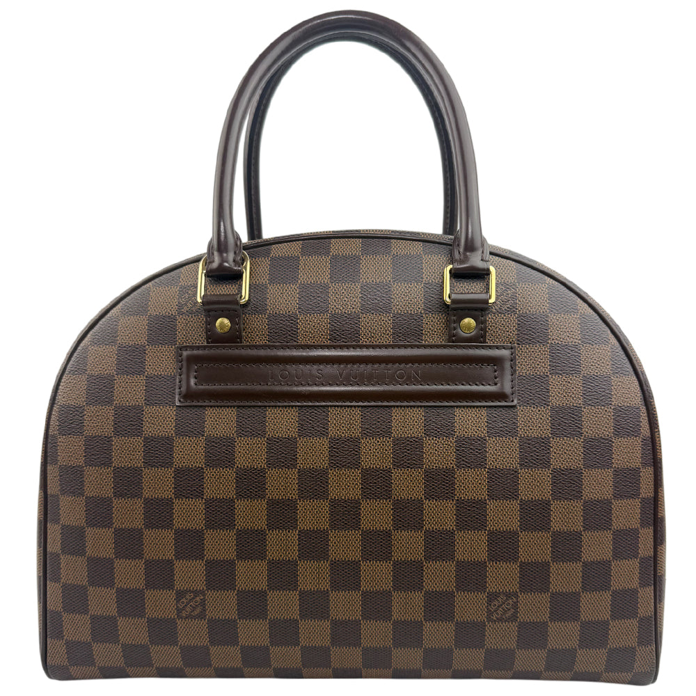 LOUIS VUITTON Damier Ebene Nolita Handbag LHQ1005