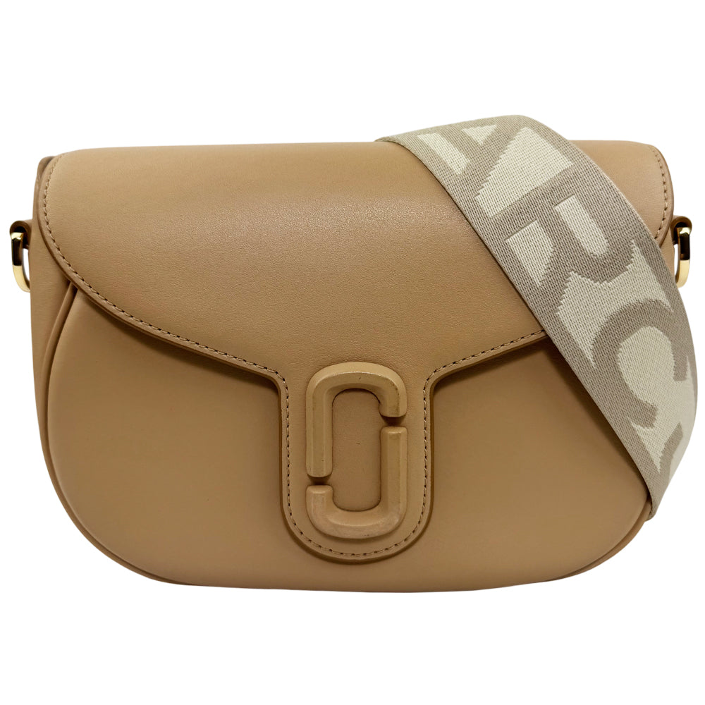 MARC JACOBS The Covered J Camel Shoulder Bag LHQ1019