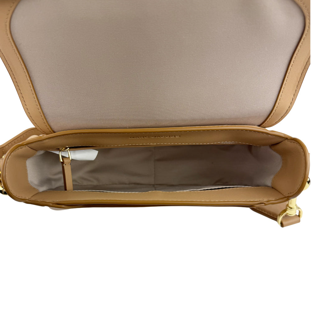 MARC JACOBS The Covered J Camel Shoulder Bag LHQ1019