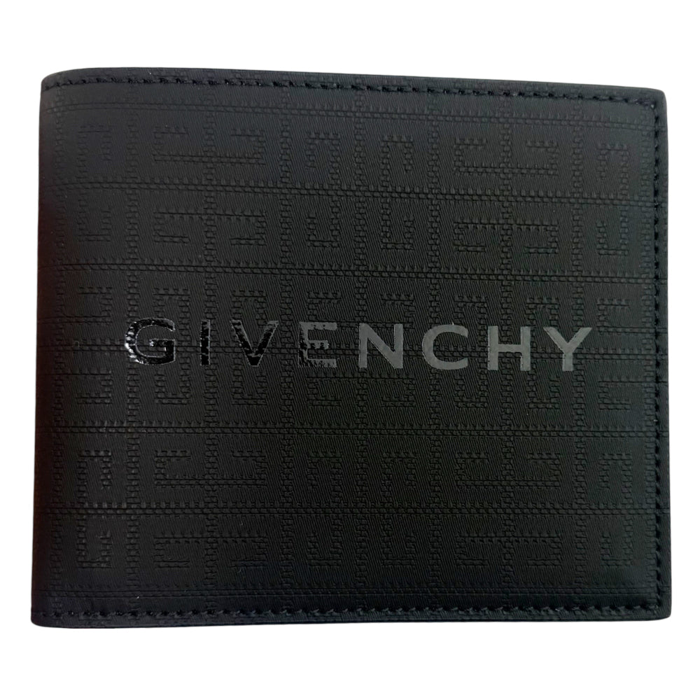 GIVENCHY Black Leather Wallet Purse With Box LHQ1022