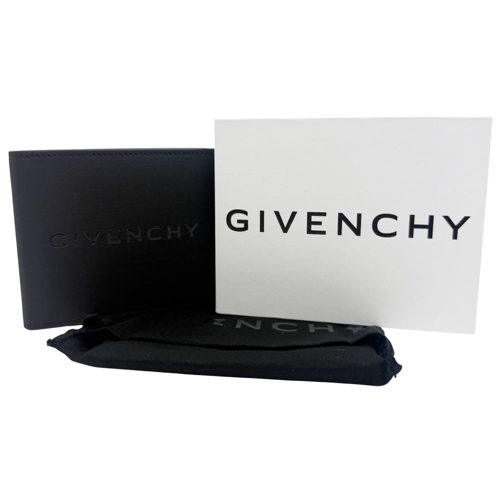 GIVENCHY Black Leather Wallet Purse With Box LHQ1022
