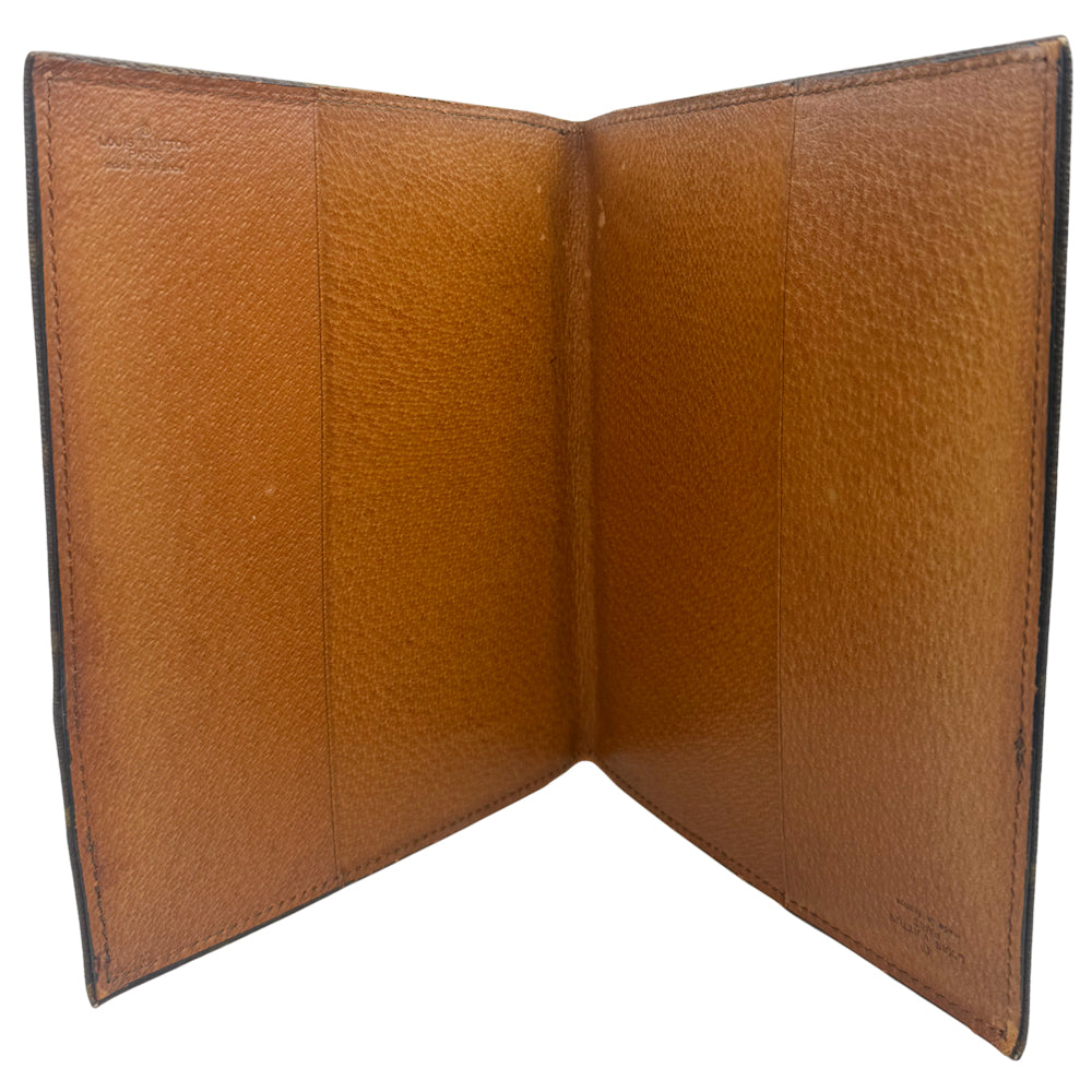LOUIS VUITTON Monogram Agenda Note Book Cover Holder LHQ1026