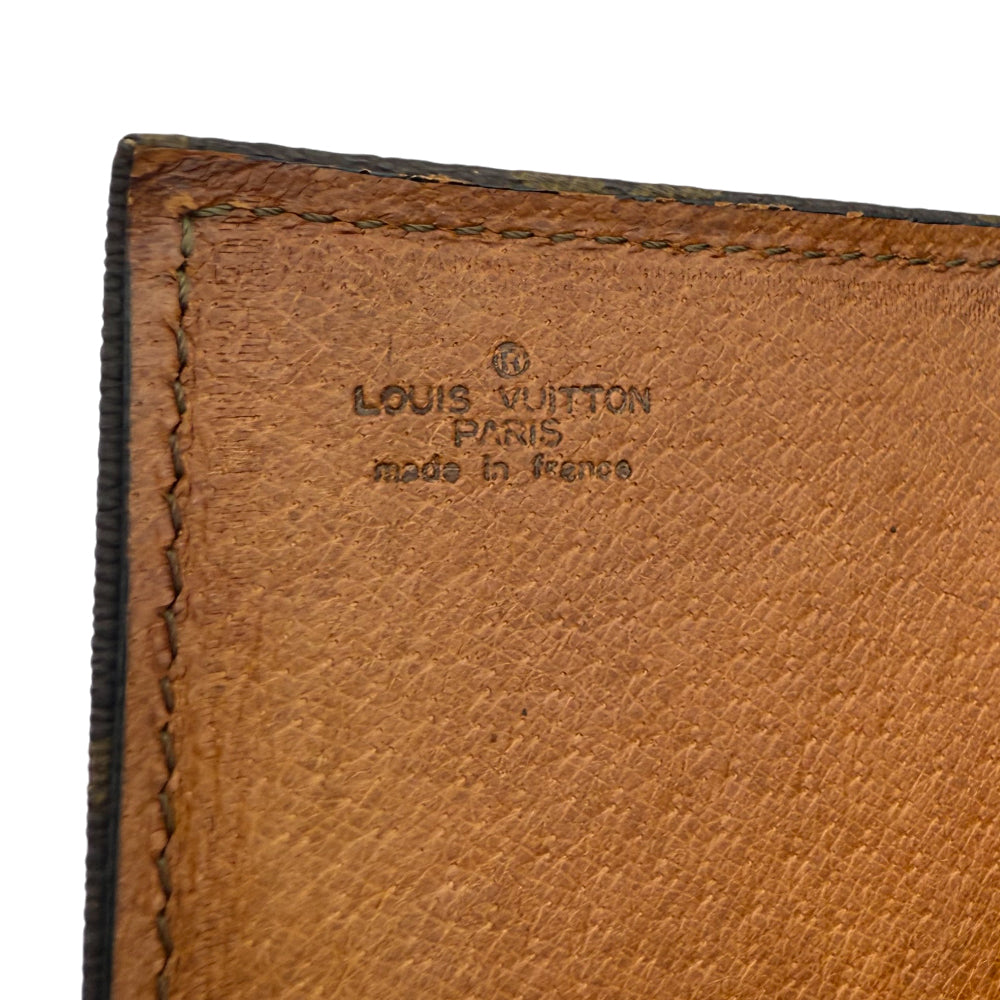 LOUIS VUITTON Monogram Agenda Note Book Cover Holder LHQ1026