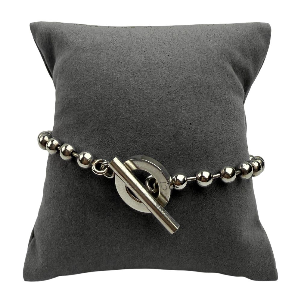 GUCCI Silver Beaded Bracelet LHQ1030