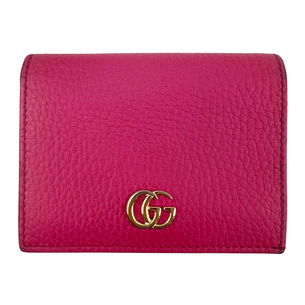 GUCCI GG Pink Leather Purse LHQ1034