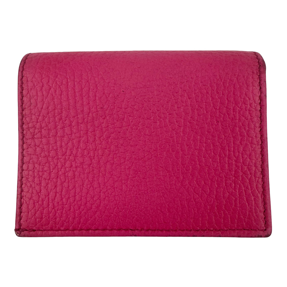 GUCCI GG Pink Leather Purse LHQ1034