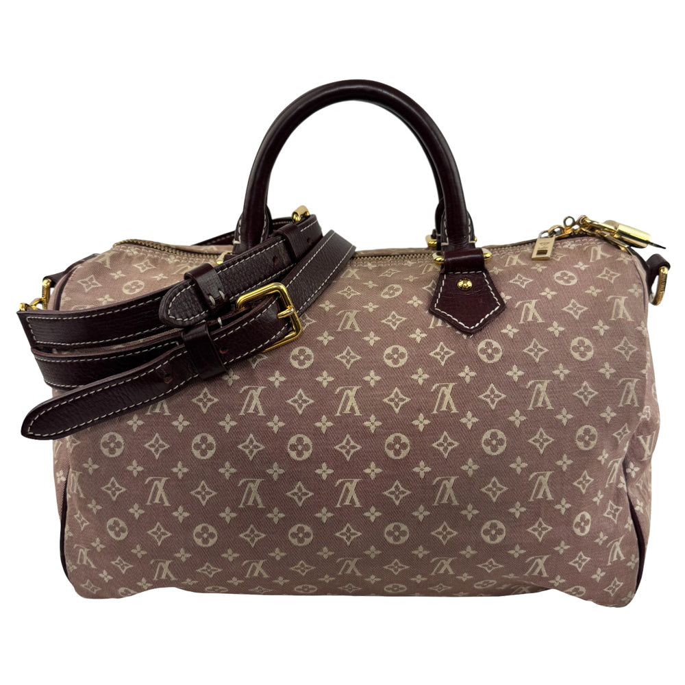LOUIS VUITTON Idylle Speedy 30 Monogram Bandouliere Shoulder Bag LHQ1035